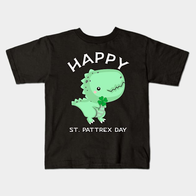 Happy St Patrick day Kids T-Shirt by Sabkk